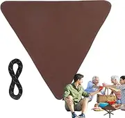 Generic Camping Stool Cloth | Triangle Canvas Folding Chair Pad - Outdoor Tripod Chair Cloth Canvas Stool, Stand not Included