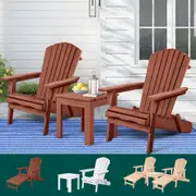 ALFORDSON Outdoor Chairs Wooden Adirondack Patio Furniture Sun Lounge Beach