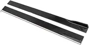 6X 2m/2.2m Universal Car Side Skirt Extension Splitters Body Apron Lip Compatible for Audi A3 A4 A5 A6 A7 A7 A8 Q3 Q5 Q7 RS5 RS6 RS7 S3(2m Black)