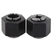 Compatible Router Collet Set with Sizes Six Point Three Five & Twelve mm