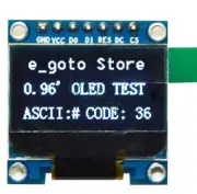 White 0.96" SPI Serial 128X64 OLED LCD LED Display Module for Arduino AU