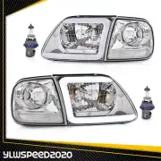 Fit For 97-03 Ford F150 / 99-02 Expedition LED DRL Headlights & Corner Light (for: Ford)
