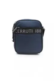 Cerruti 1881 Blue Nylon Men Messenger Bag - RRP 292.68 USD