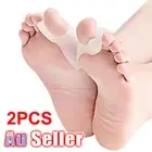 1-2 pair Silicone Gel Bunion Protector Toe Straightener Separator Pain Relief AU