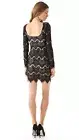 NICHOLAS Australian Designer Black Lace Bodycon Cocktail Evening Party Dress