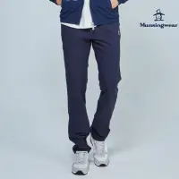 在飛比找momo購物網優惠-【Munsingwear】企鵝牌 男款深藍色合身版休閒彈性長