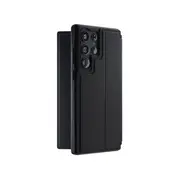 3sixT SlimFolio Protective Wallet Case For Samsung Galaxy S24 Ultra Black