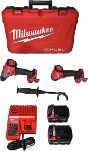 Milwaukee 3697-22 18V Lithium-Ion Brushless Cordless Hammer Drill and Impact ...