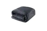 Light Weight Coral Fleece Blanket Charcoal Queen/ King