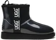 [UGG AUSTRALIAN SHEPHERD] AS UGG Boots Women Sheepskin Wool Coated Waterproof TPU Upper Mini Clasic Boots