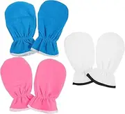 Ipetboom 3 Pair Palm Membrane Spa Gloves Hand Mask Gloves Women's Hand Care Mitts Paraffin Wax Mittens