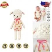 Lucy The Lamb 20" Hand-Knit Doll – 1 Purchase = 10 Meals, Fair Trade Quality