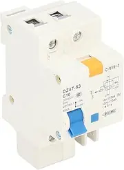 Mini MCB 1P+N 10A 400V 30mA Circuit Breaker 6000A Breaking Capacity Home