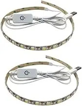 OSALADI 2pcs LED Light Strips White Strip Lights Flexible LED Rope Lighting Sewing Machine LED Light Sewing Lighting Tool Light Cord for Bedroom Kitchen Closet
