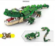 Creator 3in1 Crocodile 31121 Building Toy Featuring Wild Animal Toys (194 Pieces)