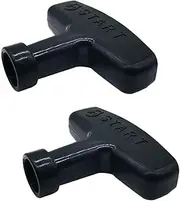 2pcs Pull Start Recoil Handle Plastic Black Fit for Hd GX160 GX200 GX240 GX270 GX340 GX390 Replacement Accessories