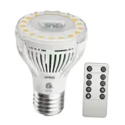 Dimmable Grow Light Bulb, Full Spectrum with Remote Control, Auto On Off 5.0