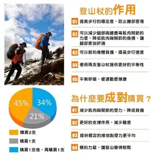 【Life365】超輕量 登山杖 登山 登山用品 拐杖 手杖 鋁合金 鎢鋼 鋁合金登山杖(登山杖/登山/伸縮登山杖)