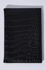 Black Passport Holder - Size ONE, Women's Travel