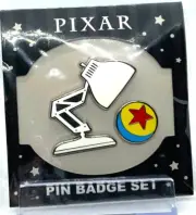 Disney Pixar Lamp & Ball Pin Badge Set