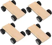 Truck Craft Woodworking Kit DIY Wooden Toy Car Set for Boys and Girls Unpainted Wooden Car Toys