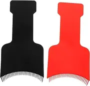 Beavorty Hair Coloring Tools 2pcs Highlighting Boards Paddle Easy Diy Hair Highlights Kit