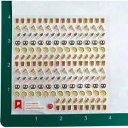 Pipsticks Mini Junk Food Pizza Taco Sticker Sheet Scrapbook Pipstickers New