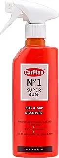 CarPlan No.1 Super Bug Spray with Trigger 600ml Sap Insect Remover for Paintwork Glass Varnish Chrome Plastics Headlamps Number Plates Breaks Down Deposits Bird Lime Thick Gel Formula Non-Abrasive