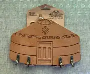 100% Eco House and Car key hanger wall mount Mongolian Ger Yurt design