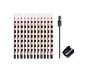12 Piece Brown Colour Waterproof Eyebrows Pencil Tattoo Makeup And Microblading Supplies Kit- Brow Pencil Set For Marking Filling Outlining