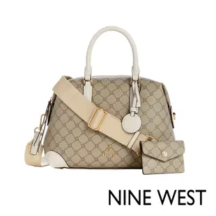 NINE WEST BRICE 梯型手提包-經典LOGO(137906)