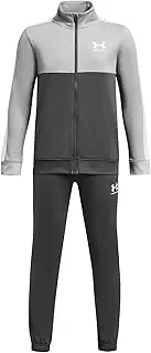 [Under Armour] Boys Two Piece Sets Boys' Ua Knit Colorblock Track Suit, Black