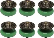 Ceramic Knob,Cabinet,Furniture Pull Handles,Door Pull,Drawer Pull Handle,6pcs Ceramic Knobs Vintage Round Knob Drawer Pull Handle Furniture Cabinet Cupboard Wardrobe Dresser Door Replacement Accessor