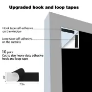 1 Set Window Curtain Easy to Install Privacy Protective Travel Portable Blackout