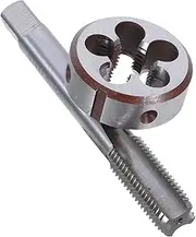 LIFKICH 1 Set Thread Tap Set Thread Forming Threading Taps Tap and Die Kit Mini Tap and Die Metric Machine Tap Die Metric Thread Right Hand Metric Tap Bolts Thread Tap and Die Silver