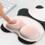 Pink Butt Panda Mouse Pad Hand Wrist Pad Girls Cute Anti-slip Computer Office