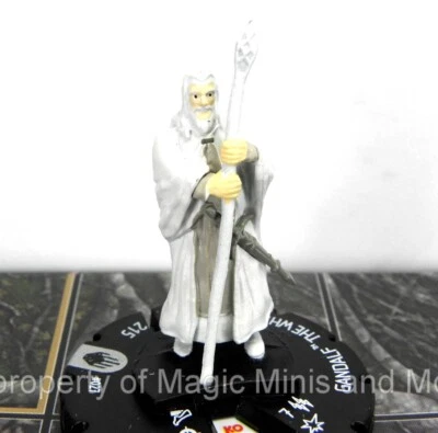 Lord of the Rings Two Towers ~ GANDALF WHITE #027 HeroClix LotR rare miniature