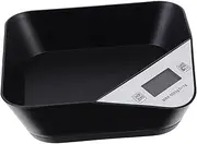 OKUMEYR Pet Food Medicine Scale Pet Weighing Scale Electronic Precision 5kg Bright Display for Home Pet Hospital Black
