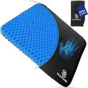 SelectSoma Gel Seat Cushion for Long Sitting Pressure Relief for Back, Sciatica, Coccyx, Tailbone Pain - Cushion for Office Chair, Wheelchair, Car & Truck, Patio Chairs - Egg Seat Pad