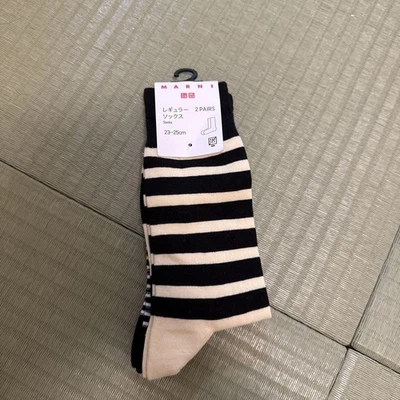 Marni Uniqlo Socks 2 Pairs, Size 23-25, Used, Sold Out