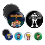 Earthbound MAGNET SET! Gift Super Nintendo Mother SNES Ness Jeff Paula Poo Retro