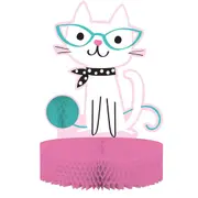 Purr-fect Party Honeycomb Table Centrepiece