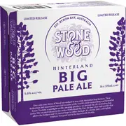 Stone & Wood Hinterland Big Pale Can 375mL x 16 Case