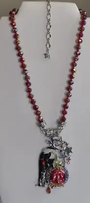 KIRKS FOLLY WITCH'S LOVE POTION HALLOWEEN MAGNETIC ENHANCER & RED NECKLACE IN ST