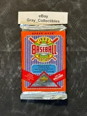 1992 Upper Deck Low Series Unopened Baseball Sealed Foil Pack - 15 Cards - Manny