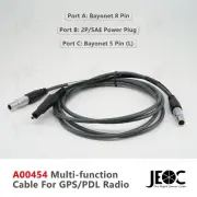 JEOC A00454 Multi-function Cable for GPS/RTK and PDL Radio, Power and Data Cable
