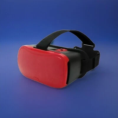 ONN Virtual Reality SmartPhone Headset - Red