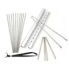 String Grill Skewer Holder Vertical Barbecue Skewer Bracket Outdoor