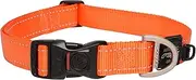 Rogz Classic Reflective Dog Collar Orange Extra Large