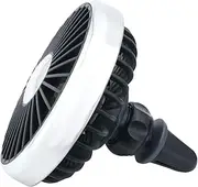 USB Fan For Car | Portable Cooler For Car Air Outlet,Small Cooler With Light, Automobile Ventilation Device For Camping Travel